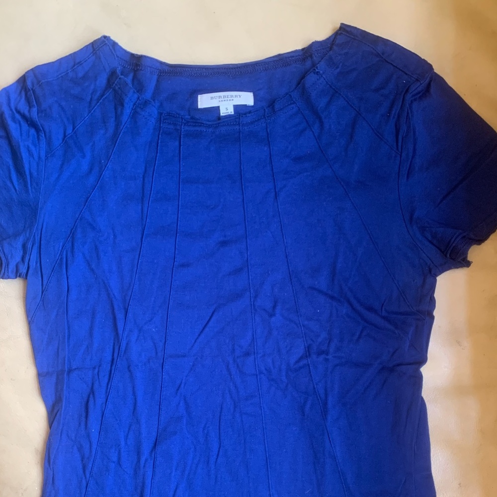 BURBERRY sculpted fitted tee
